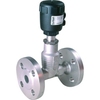 Globe valve free-flow Type 31098 serie 2112 stainless steel entry below the valve pneumatic flange EN (DIN) PN25